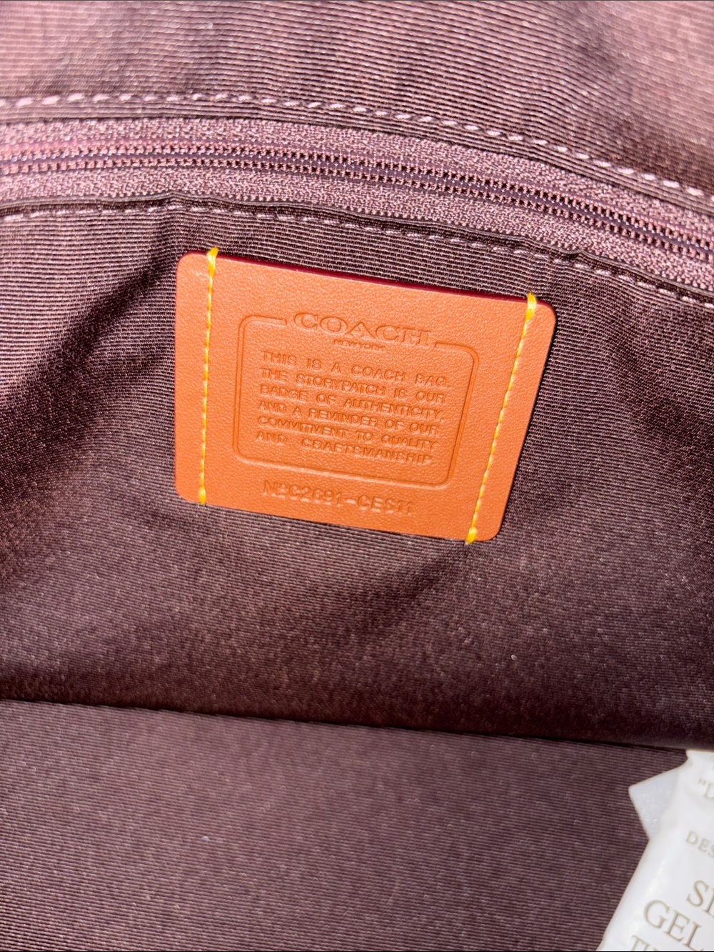 Coach Outlet Large Rowan satchel NWT - Picture 8 of 9